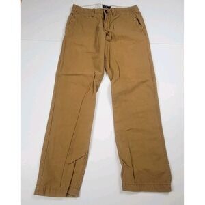 American Eagle Relaxed Straight Denim Pants, Men 29x32 (True 30x29) Brown Khaki